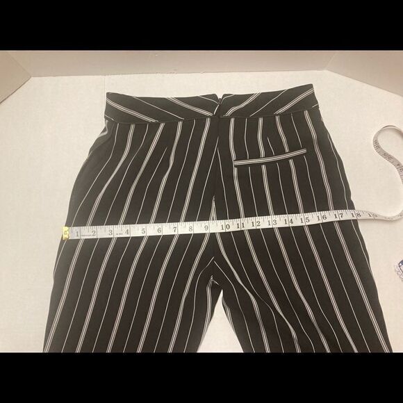 BEBE,Blk& white striped dress pants, women’s,Sz 0‎ - Picture 10 of 12